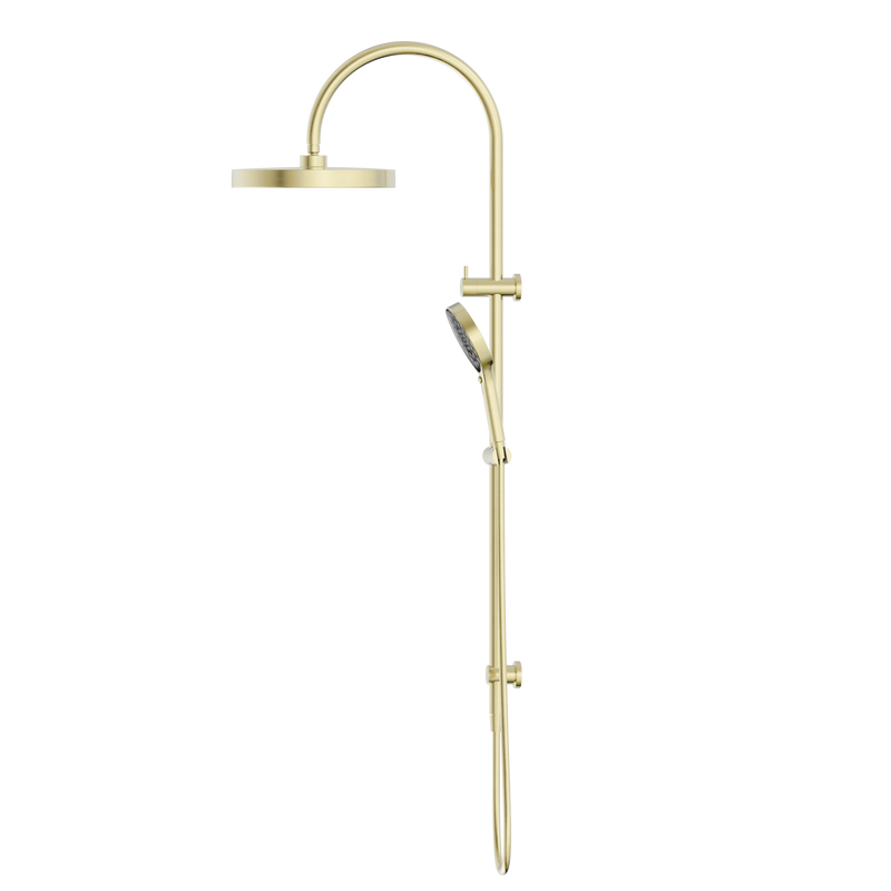 Serenity Twin Shower Brushed Gold