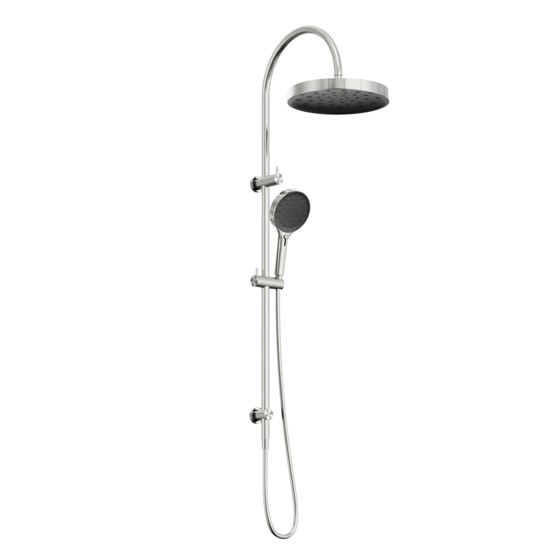 Serenity Twin Shower Brushed Nickel