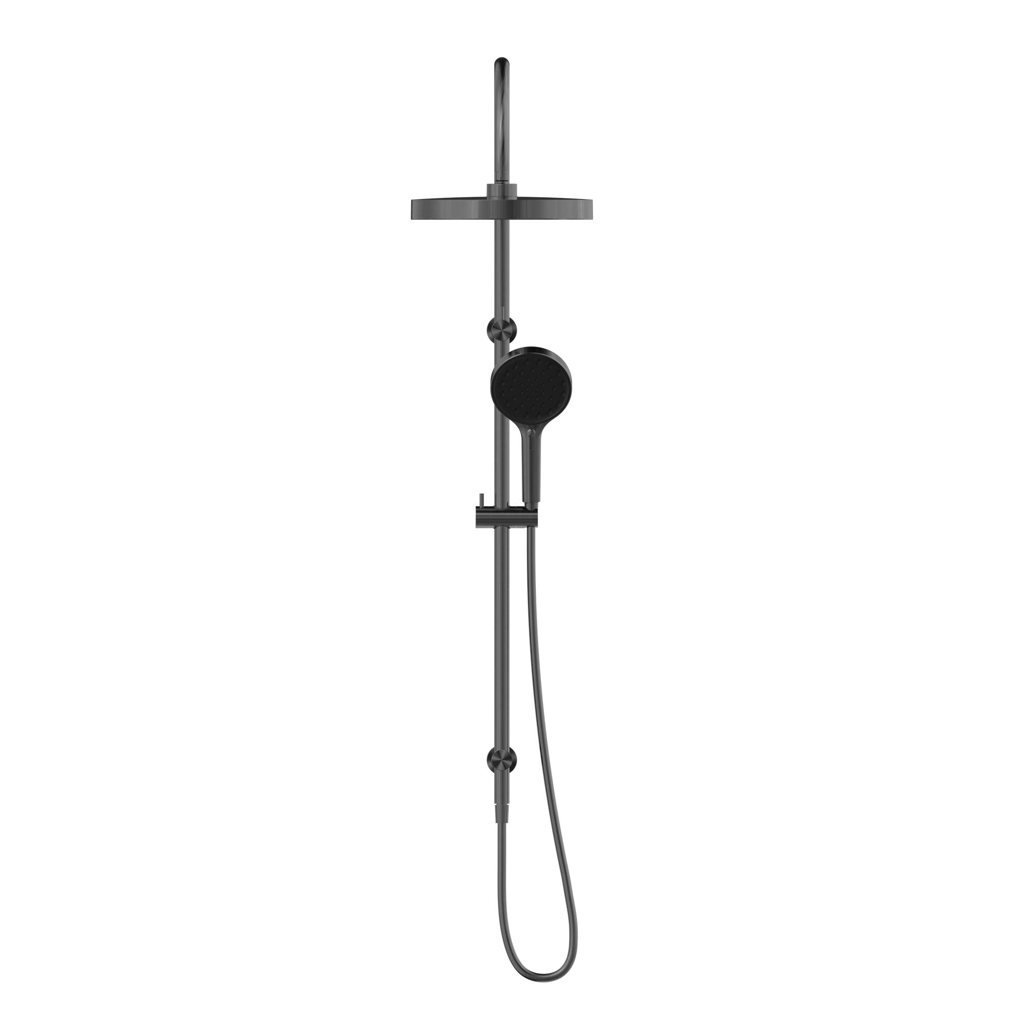Serenity Twin Shower Gun Metal