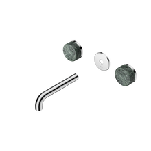 Serenity Wall Basin Set 160mm Spout With Verde Alpi Handle Trim Kit Only Chrome