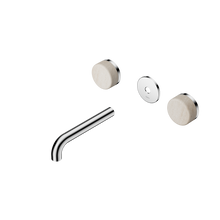 Serenity Wall Basin Set 160mm Spout With Rome Travertine Handle Trim Kit Only Chrome