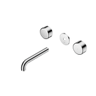 Serenity Wall Basin Set 160mm Spout With Metal Handle Trim Kit Only Chrome