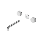 Serenity Wall Basin Set 185mm Spout With Carrara Handle Trim Kit Only Chrome