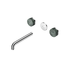 Serenity Wall Basin Set 185mm Spout With Verde Alpi Handle Trim Kit Only Chrome