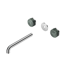 Serenity Wall Basin Set 220mm Spout With Verde Alpi Handle Trim Kit Only Chrome