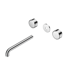 Serenity Wall Basin Set 220mm Spout With Metal Handle Trim Kit Only Chrome