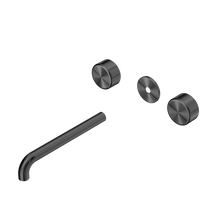 Serenity Wall Basin Set 220mm Spout With Metal Handle Trim Kit Only Gun Metal