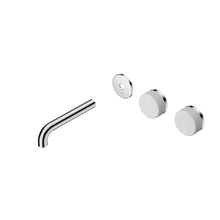 Serenity Wall Basin Set 160mm Offset Spout With Carrara Handle Trim Kit Only Chrome