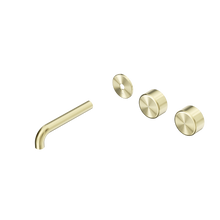 Serenity Wall Basin Set 160mm Offset Spout With Metal Handle Trim Kit Only Brushed Gold