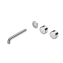 Serenity Wall Basin Set 185mm Offset Spout With Metal Handle Trim Kit Only Chrome