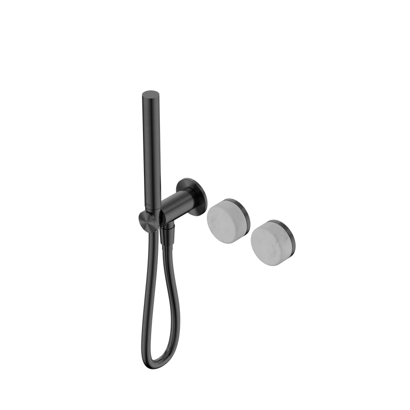 Serenity Progressive Shower System With Carrara Handle And Slim Shower Gun Metal