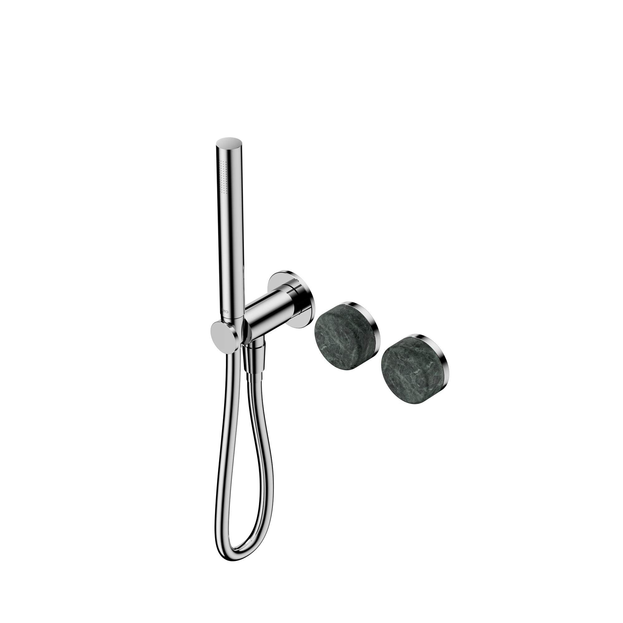 Serenity Progressive Shower System With Verde Alpi Handle And Slim Shower Chrome
