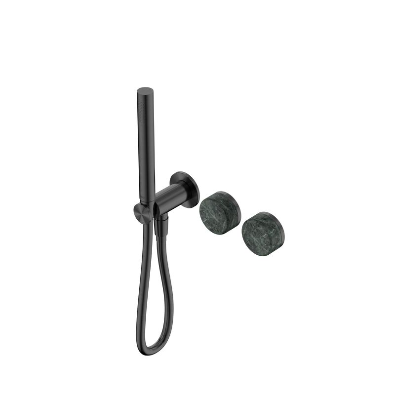 Serenity Progressive Shower System With Verde Alpi Handle And Slim Shower Gun Metal
