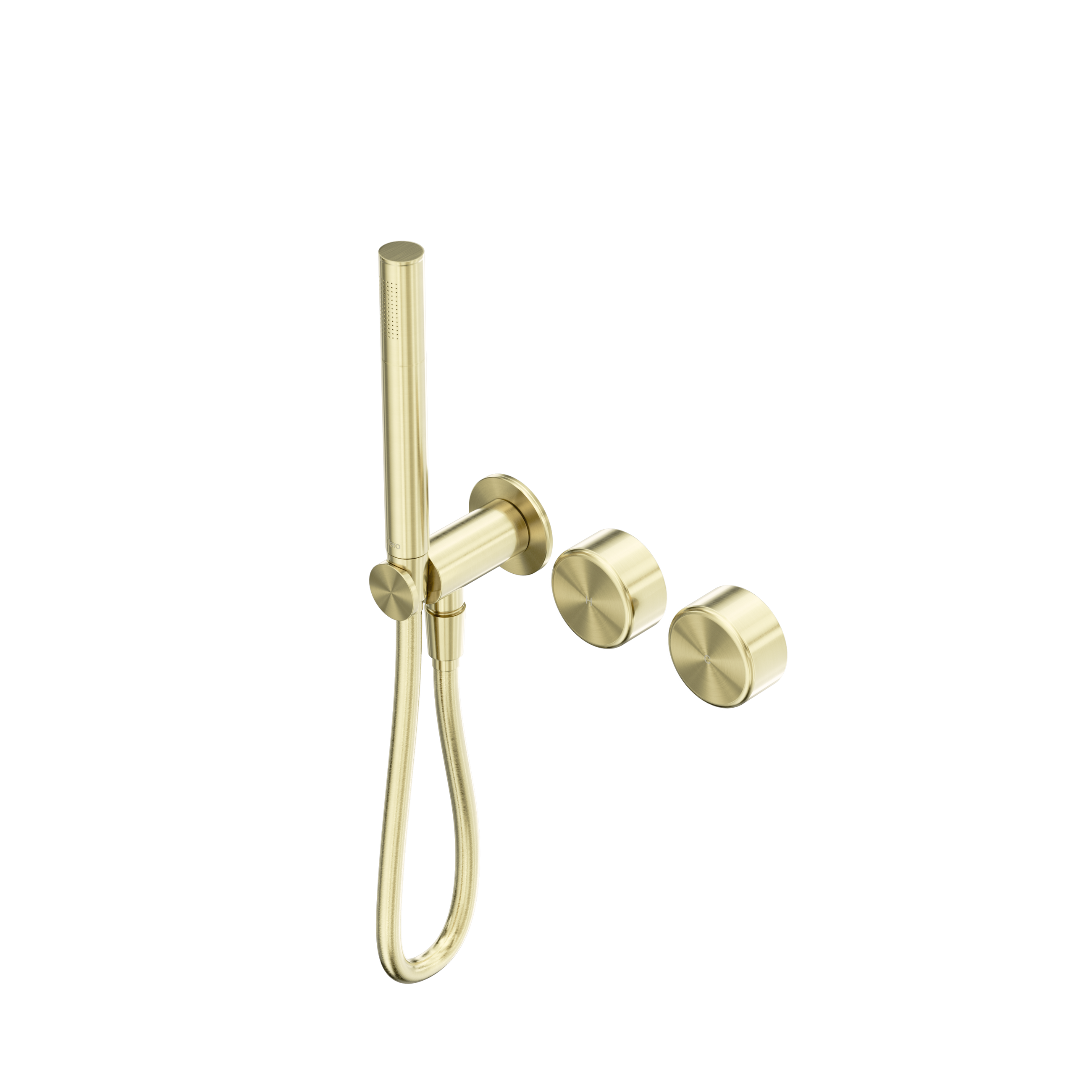 Serenity Progressive Shower System With Metal Handle And Slim Shower Brushed Gold
