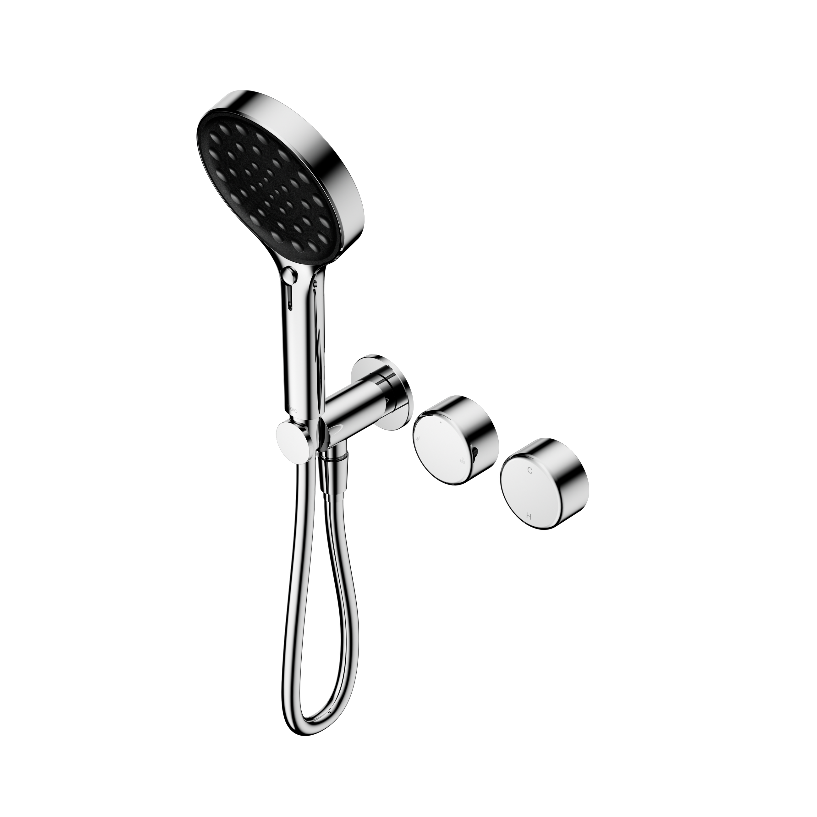 Serenity Progressive Shower System With Metal Handle And Serenity Hand Shower Chrome