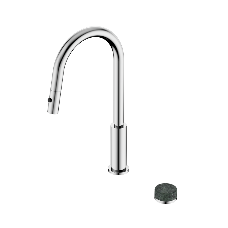 Serenity Progressive Pull Out kitchen Set With Verde Alpi Handle Chrome