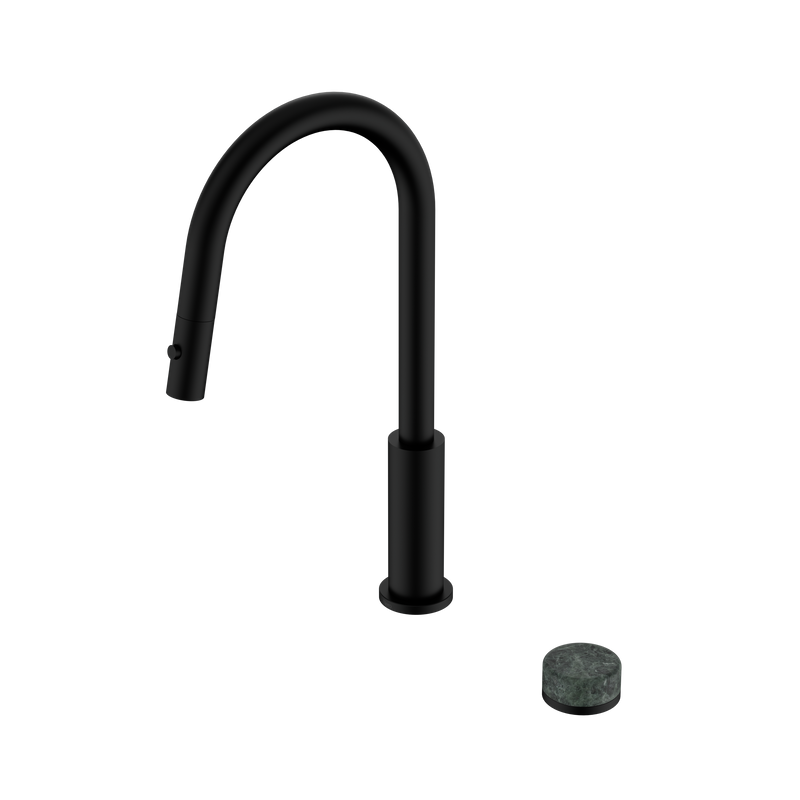 Serenity Progressive Pull Out kitchen Set With Verde Alpi Handle Matte Black