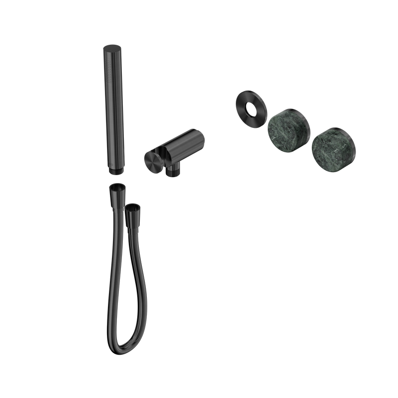 Serenity Progressive Shower System With Verde Alpi Handle And Slim Shower Trim Kit Only Gun Metal