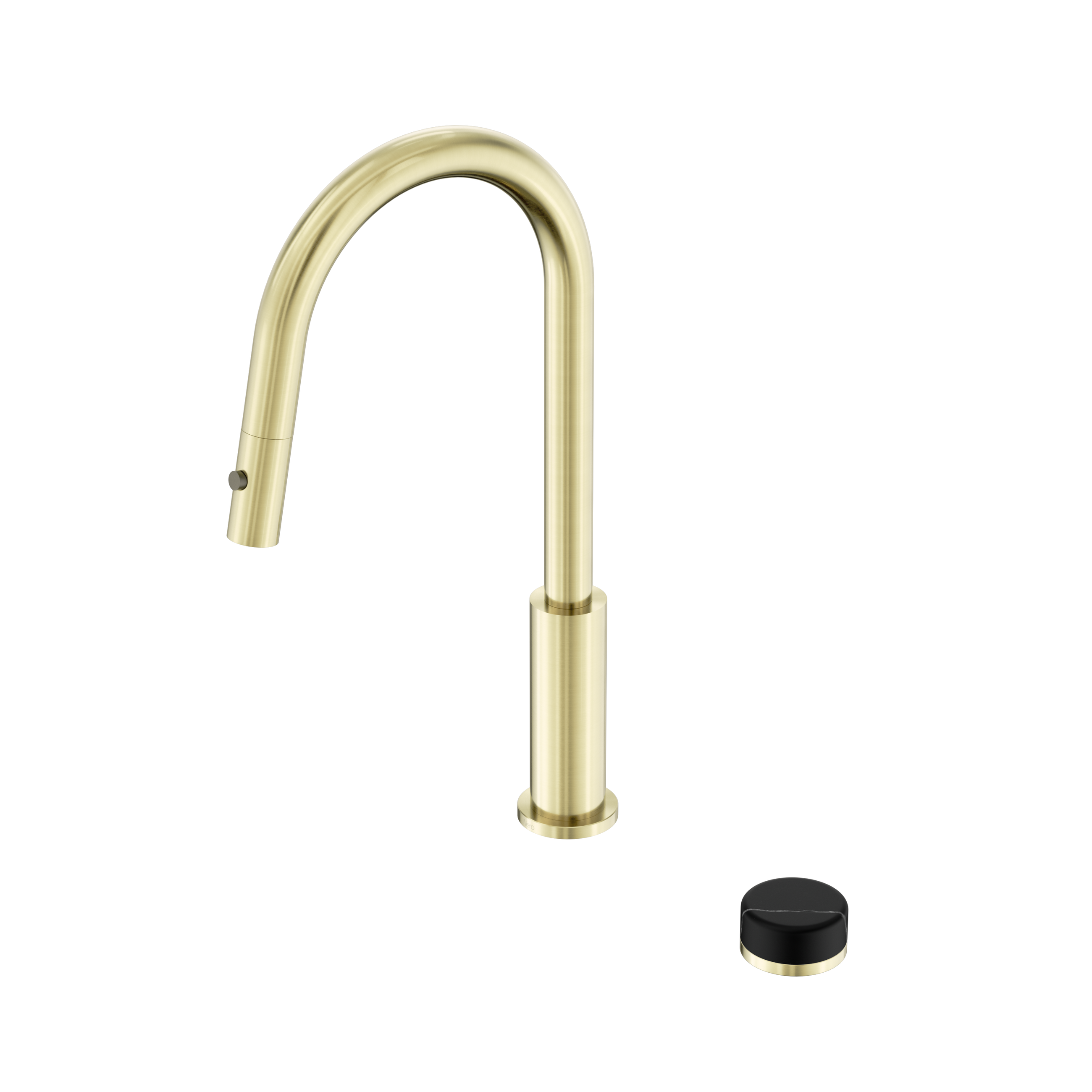 Serenity Progressive Pull Out kitchen Set With Marquina Black Handle Brushed Gold