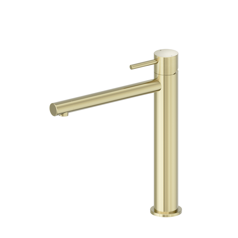 Dolce II Tall Basin Mixer Brushed Gold