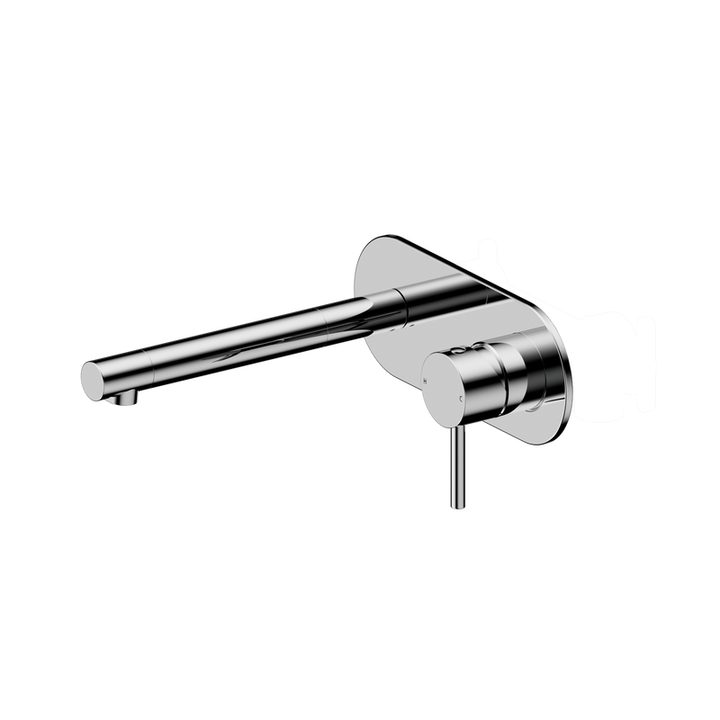 Dolce II Wall Basin/Bath Mixer Chrome