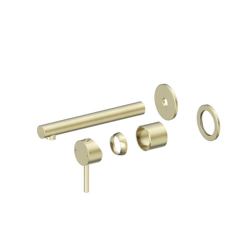 Dolce II Wall Basin/Bath Mixer Separate Back Plate Trim Kits Only Brushed Gold