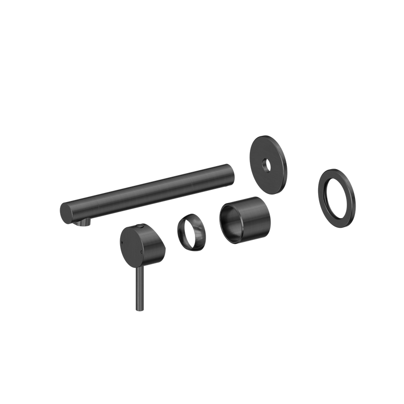 Dolce II Wall Basin/Bath Mixer Separate Back Plate Trim Kits Only Gun Metal