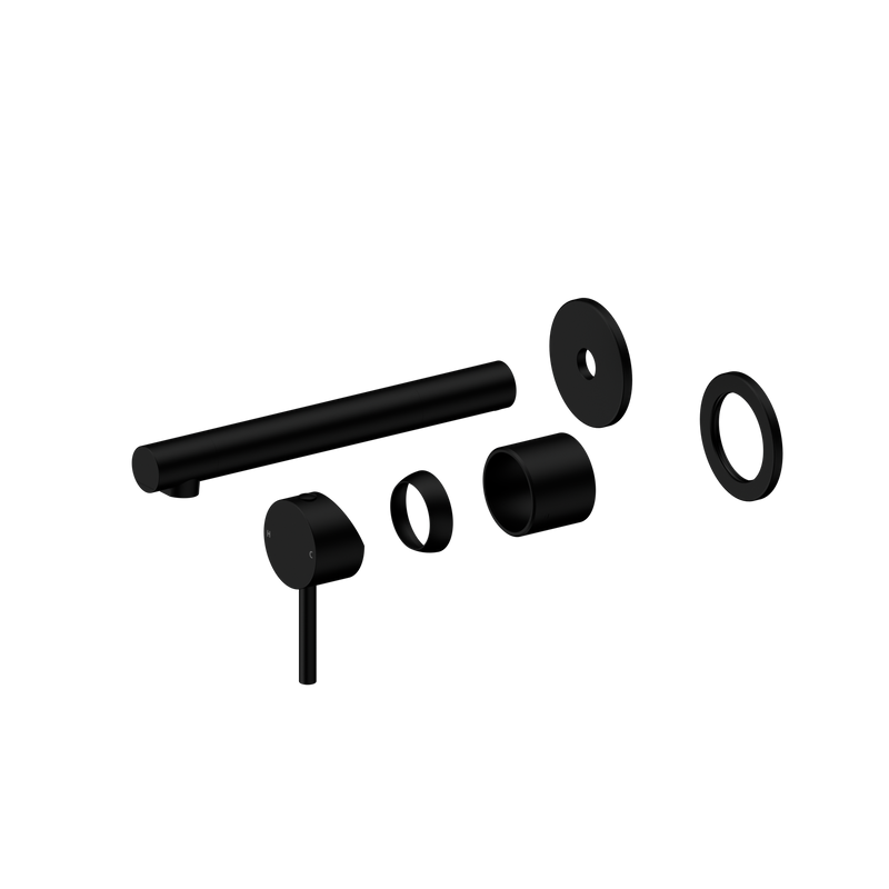 Dolce II Wall Basin/Bath Mixer Separate Back Plate Trim Kits Only Matte Black