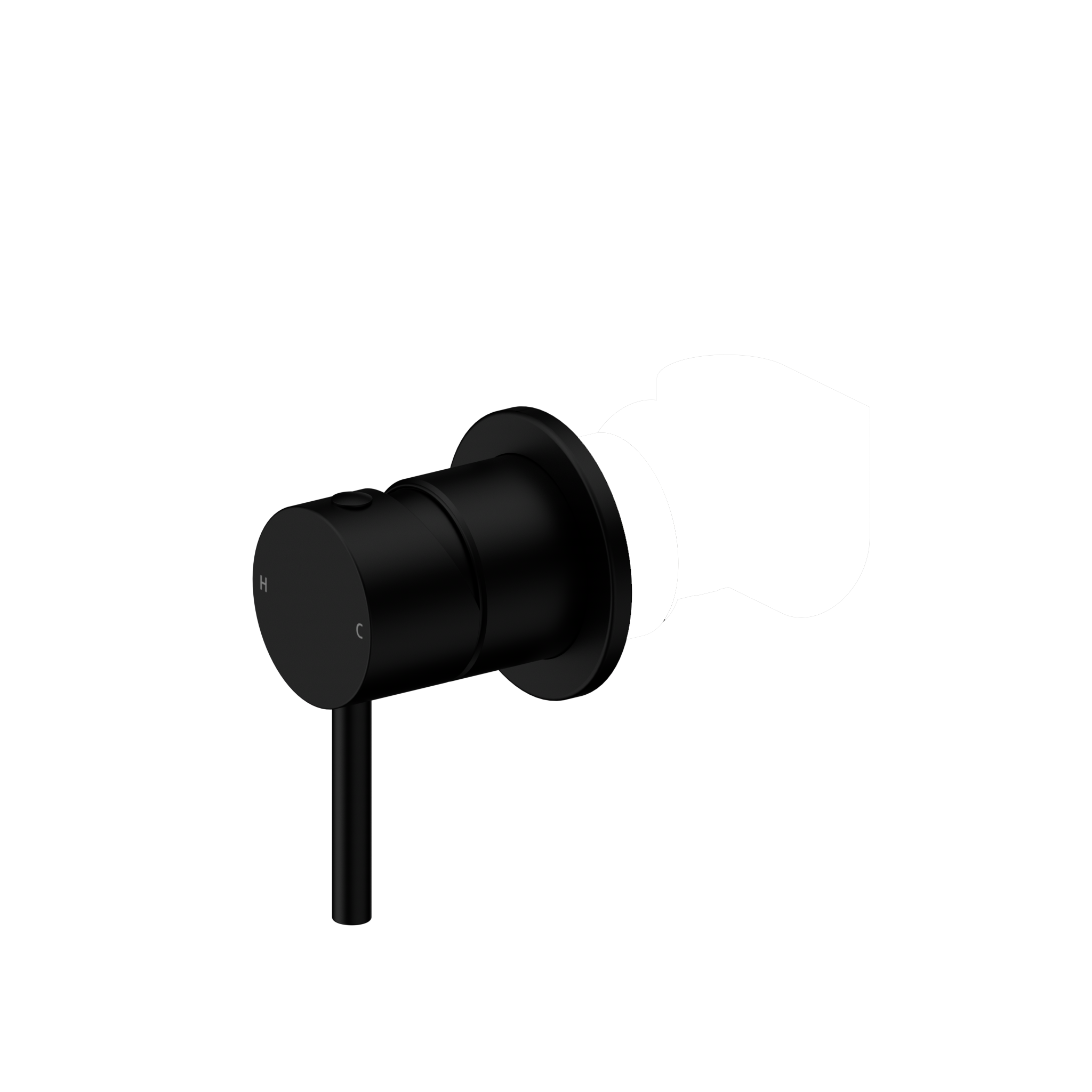 Dolce II Shower Mixer Matte Black