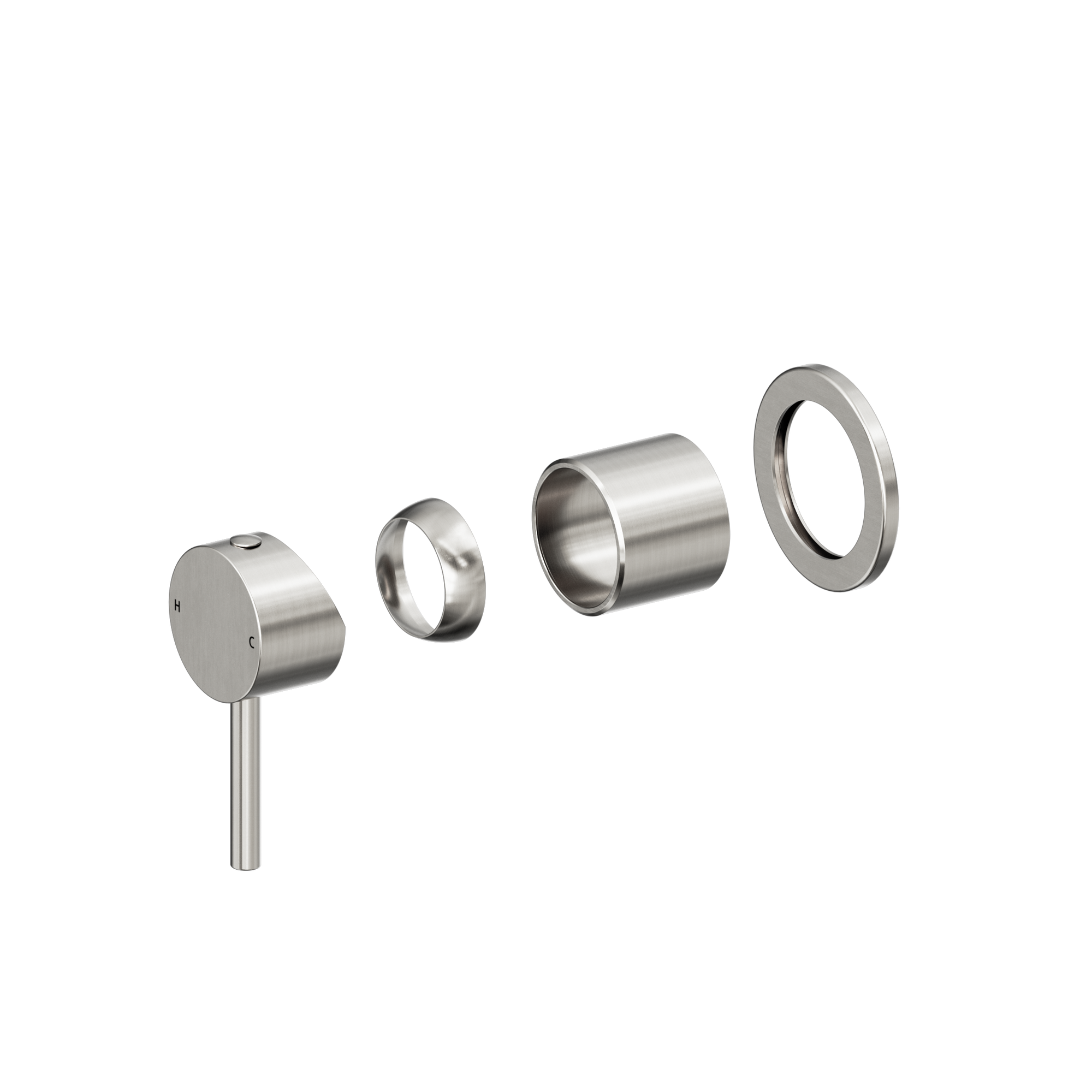 Dolce II Shower Mixer Trim Kits Only Brushed Nickel