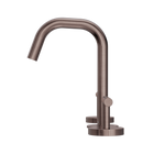Mecca Lever Basin Set Edge Spout Brushed Bronze