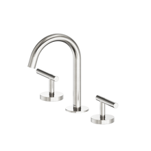 Mecca Lever Basin Set Arc Spout Brushed Nickel