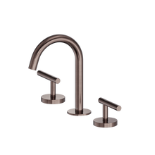 Mecca Lever Basin Set Arc Spout Brushed Bronze