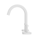 Mecca Lever Basin Set Arc Spout Matte White