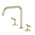 Mecca Lever Bath/Kitchen Set Edge Spout II Brushed Gold