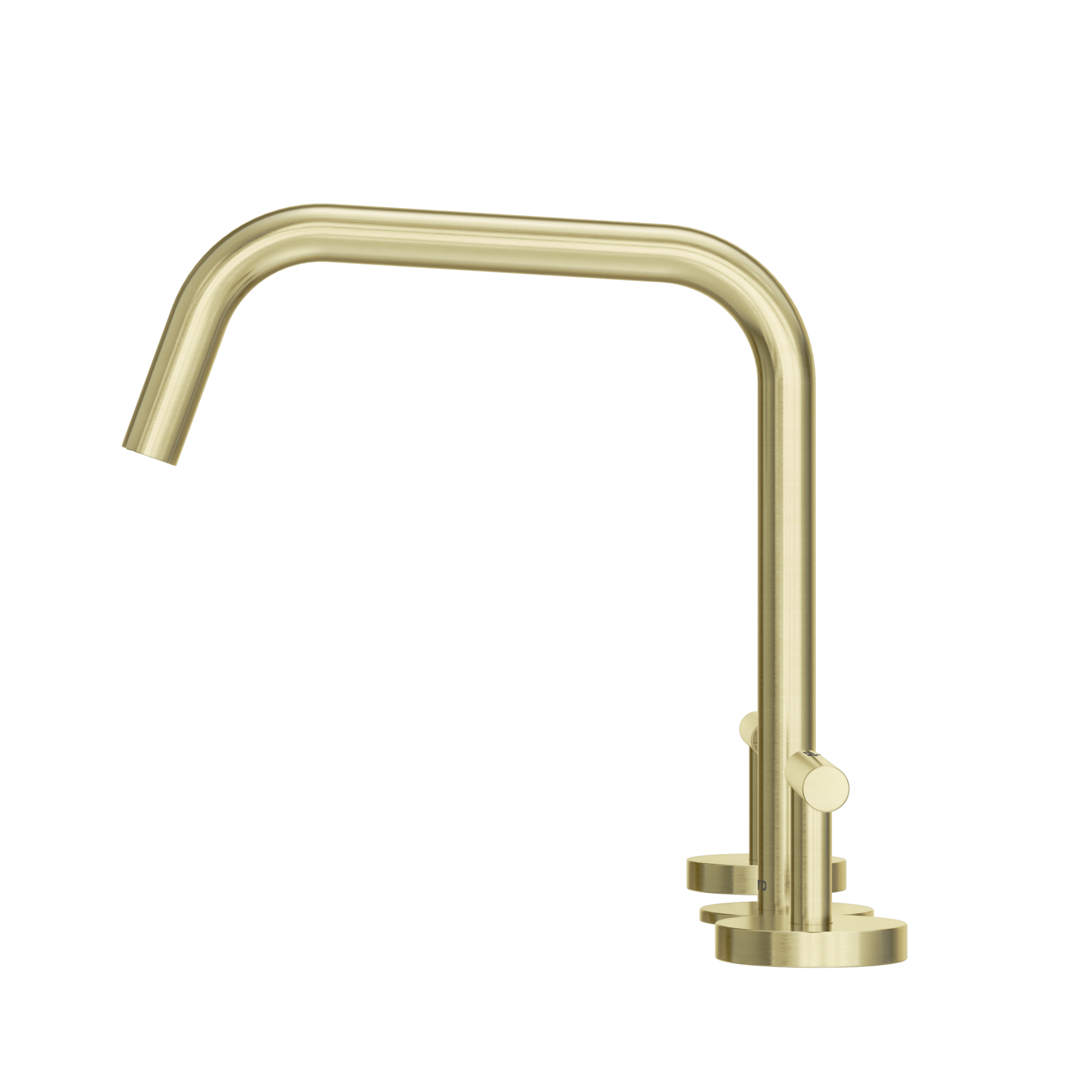 Mecca Lever Bath/Kitchen Set Edge Spout II Brushed Gold