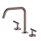 Mecca Lever Bath/Kitchen Set Edge Spout II Brushed Bronze