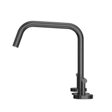 Mecca Lever Bath/Kitchen Set Edge Spout II Gun Metal