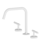 Mecca Lever Bath/Kitchen Set Edge Spout II Matte White