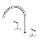 Mecca Lever Bath/Kitchen Set Arc Spout Brushed Nickel