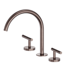 Mecca Lever Bath/Kitchen Set Arc Spout Brushed Bronze