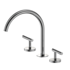 Mecca Lever Bath/Kitchen Set Arc Spout Chrome