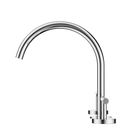 Mecca Lever Bath/Kitchen Set Arc Spout Chrome