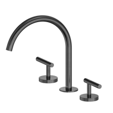 Mecca Lever Bath/Kitchen Set Arc Spout Gun Metal