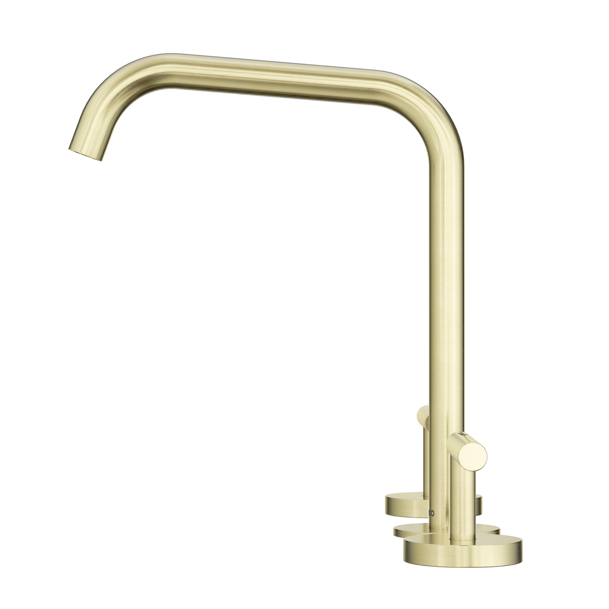 Mecca Lever Bath/Kitchen Set Edge Spout Brushed Gold