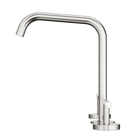 Mecca Lever Bath/Kitchen Set Edge Spout Brushed Nickel
