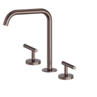 Mecca Lever Bath/Kitchen Set Edge Spout Brushed Bronze
