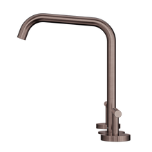 Mecca Lever Bath/Kitchen Set Edge Spout Brushed Bronze