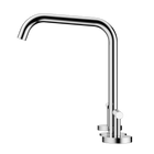Mecca Lever Bath/Kitchen Set Edge Spout Chrome