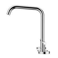 Mecca Lever Bath/Kitchen Set Edge Spout Chrome